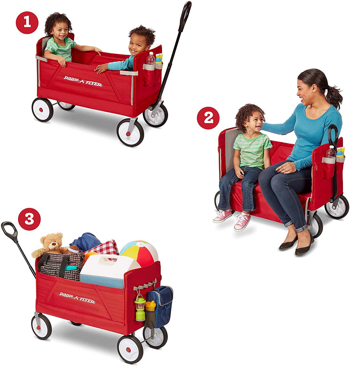 2 seater radio flyer wagon deals